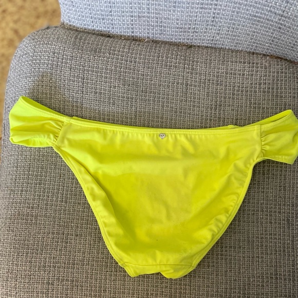 Victoria Secret Pink two piece bikini Grey and yellow  size small and medium - Picture 6 of 7